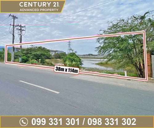 🏘 ដី នៅរកាខ្ពស់ ក្រុងតាខ្មៅ ត្រូវការលក់បន្ទាន់ខ្លាំង ​