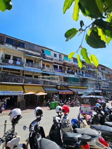 លក់ផ្ទះជាន់ទី២ ផ្សារកណ្តាល ជិតសារមន្ទីជាតិ វត្តឧណ្ណាលោម (មានចំណូលស្រាប់$150-$200