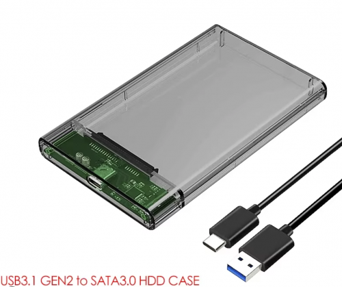 Box External HDD 2.5" Type-C to USB 3.1 (New)