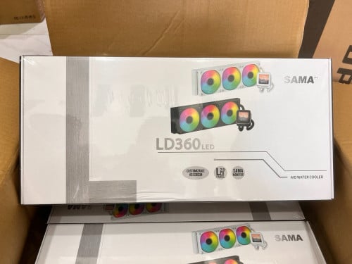 SAMA LD360 LIQUID COOLER LCD Screen Black White