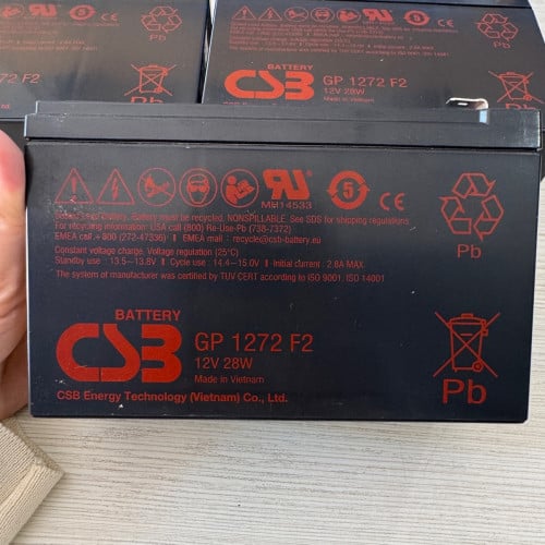 Battery CSB GP1272 12V 28W 12V 7.2Ah