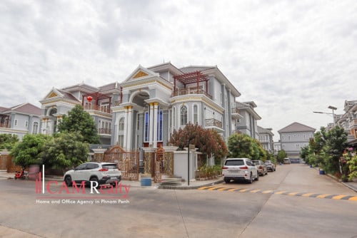Single Villa For Rent In Borey Vimean Phnom Penh- 单栋别墅出租| 波雷·维缅（Borey Vimean）金边