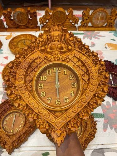 នាឡិកាព្យួរជញ្ជាំងអប្សរាឈឺបេងសុទ្ធ ១០០%