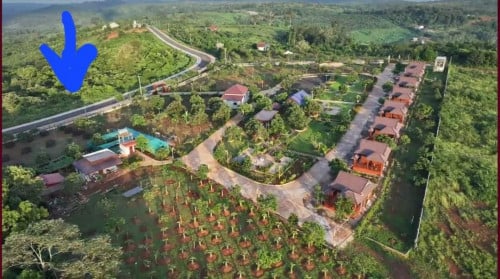 出售或出租! In Laoka Mondulkiri ដីលក់រឺជួលនៅឡៅកា​លើវិថីសមុទ្រឈើ​ ទល់មុខរីស្សតសុខដុម