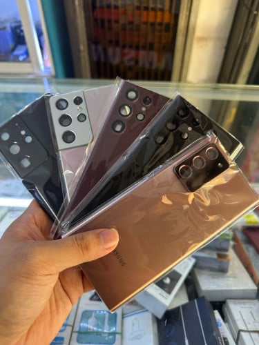 ខ្នងក្រោយសុីនSamsung S21ultra s22 ultra note 20ultra note10plus(freeសេវាប្តូរ)