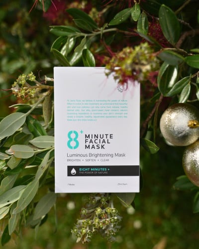 8+Minute Facial Mask Luminous Brightening Mask សម្រាប់ស្បែកស្រអាប់ អាចម៍រុយ ស្នាមមុន