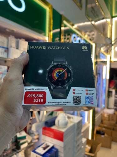 Huawei Watch GT5(46mm) ថ្មីប្រអប់មានធានា1ឆ្នាំតម្លៃពិសេសជូន