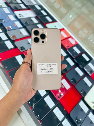 iPhone 13Pro Max 128G ដូរអេក្រង់ហ្សុីន​​ មួយទឹក​អាមេរិក​