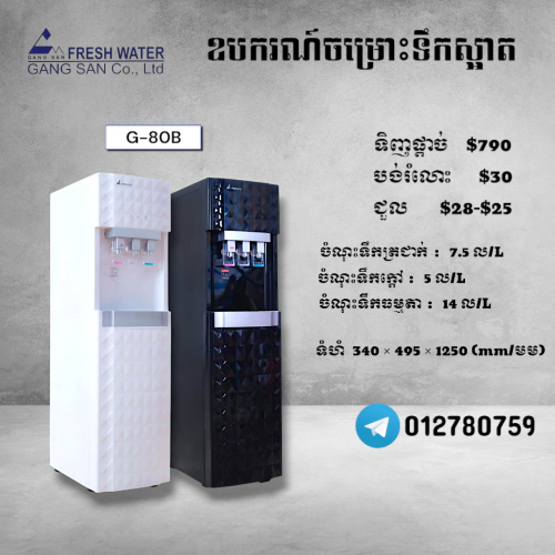 ម៉ាស៊ីនចម្រោះទឹកស្អាត, បង់រំលោះ $30/ខែ