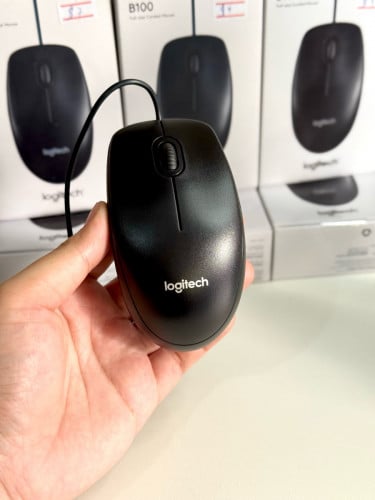 Wired Mouse Logitech B100 Original
