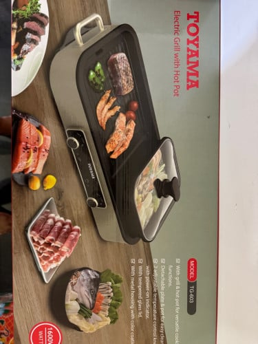 TOYOMA Electric Grill With Hot pot