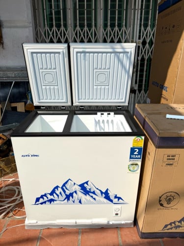 ទូម្ខាងកក និង ម្ខាងត្រជាក់ Auto Cool ថ្មីកេស ទំហំខ្នាតតូចល្មមប្រើ 885x55x908 ធានា២ឆ្នាំ