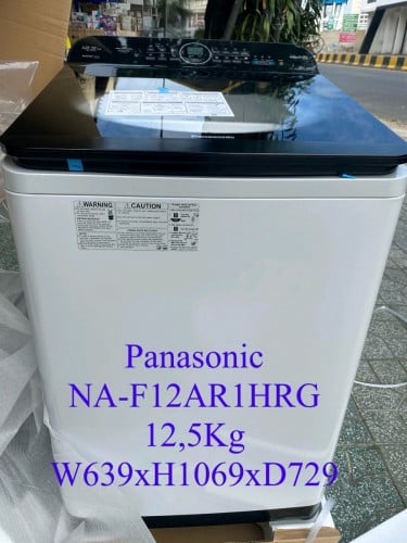 Panasonic NA-F12AR1HRG(ម៉ាស៊ីនបោកគក់ចំណុះ 12,5kg / new  Washing machine 12,5kg