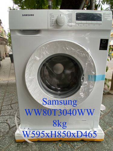 Samsung WW80T3040WW(ម៉ាស៊ីនបោកគក់ចំណុះ 8Kg/new