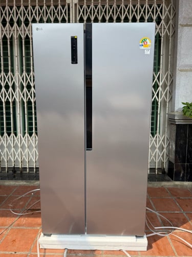 ទូទឹកកកទ្វារហែក LG Inverter សេរីថ្មី 2025 model GC-B187JQAM ទំហំ1.80m x 91 x 64  519 លីត្រ