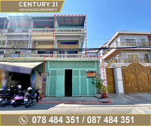 ផ្ទះល្វែង (ខាង) ជិតសកលវិទ្យាល័យប៊ែលធី (ទួលស្លែង) ខណ្ឌបឹងកេងកង ត្រូវការលក់បន្ទាន់ខ្លាំង