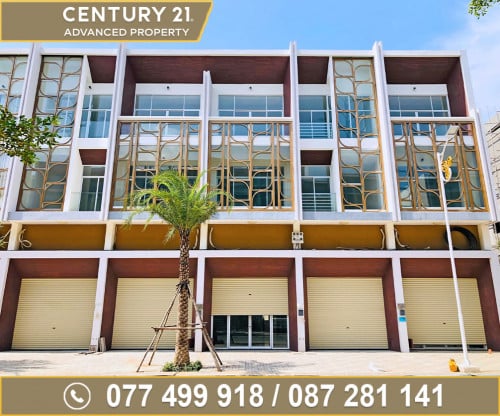 🏠ផ្ទះអាជីវកម្ម (SH) ក្នុងបុរីអ័រគីដេវីឡា (Orkide Villa The Botanic City) ផ្លូវជាតិលេខ (6A)