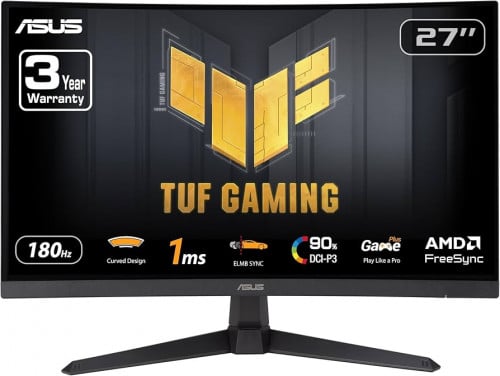 ASUS TUF 27-inch (VG27VQ3B) FHD 180Hz Gaming Monitor