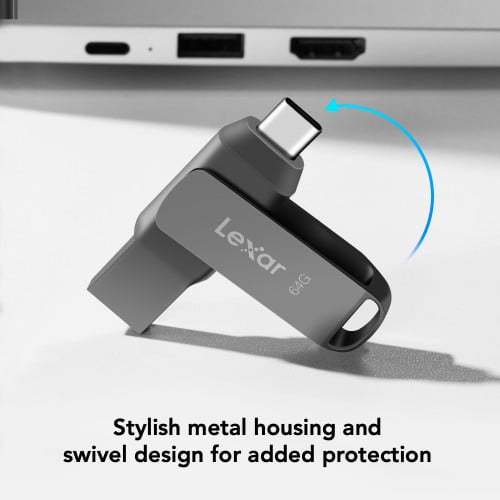 Lexar Dual Flash Drive D400 USB3.2 Gen1 Type-C 32GB 64GB 128GB 256GB
