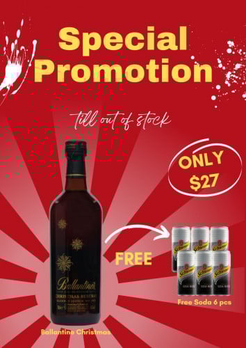 Ballantine Christmas Special Offer Only $27