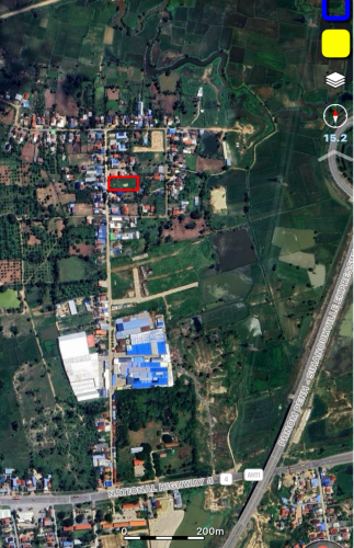 ដីសម្រាប់លក់ផ្លូវជាតិលេខ4. ចម្ងាយ700មពីផ្លូវជាតិលេខ4./ 4号国道上的土地出售。距国道4号700米。