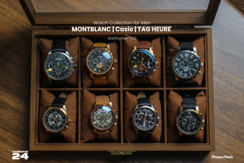 ប្រូម៉ូសិននាឡិកាដៃបរុស Montblanc | Casio | Tag Heure