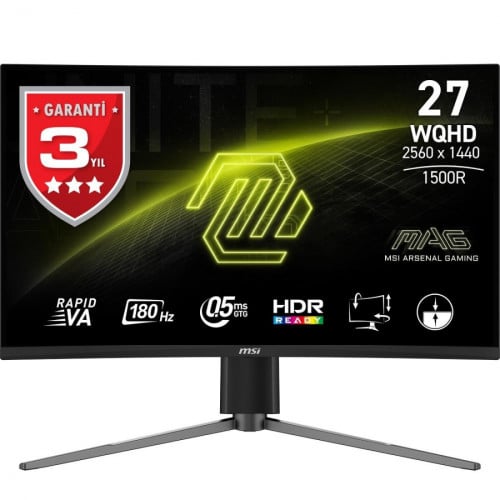 MSI MAG 27-inch (27CQ6PF) 2K 180Hz Gaming Monitor