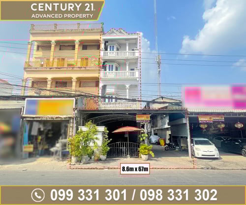 ដី មានសំណង់បន្ទប់ជួល នៅលើមហាវិថីវ៉េងស្រេង ជិតស្តុបលូប្រាំ ខណ្ឌមានជ័យ ត្រូវការលក់បន្ទាន់ខ្លាំង