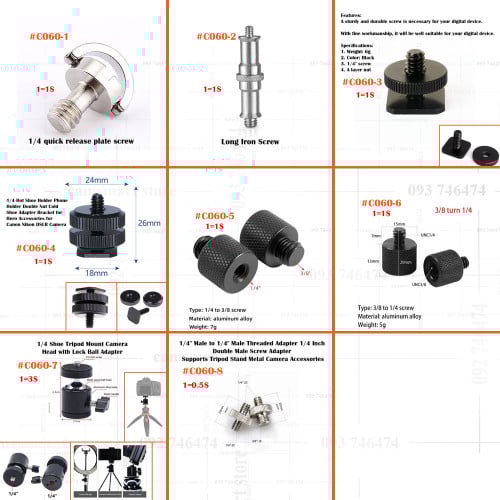Camera Conversie Schroef Statief Connector Converter Voor Balhoofd Cloud Stand Alone Camera