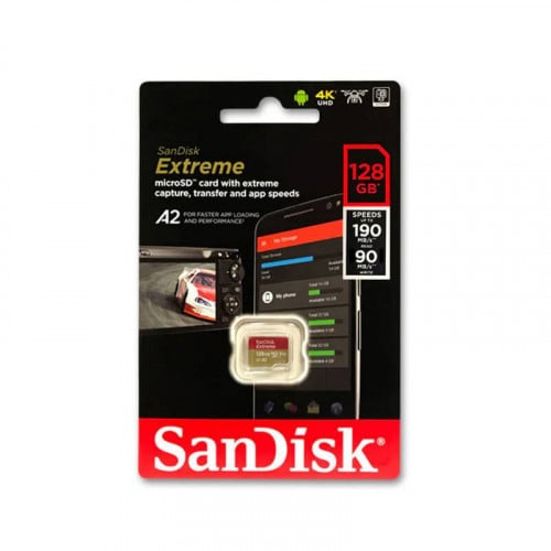 Sandisk Extreme MicroSD Card 4K 128GB