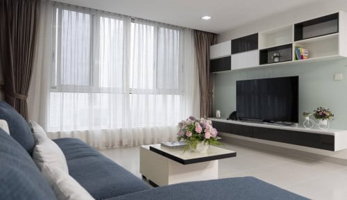 Two bedrooms service apartment for rent