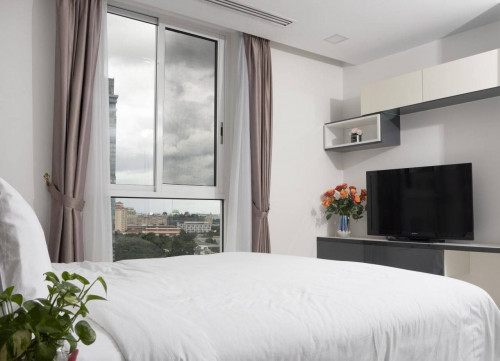 Two bedrooms service apartment for rent