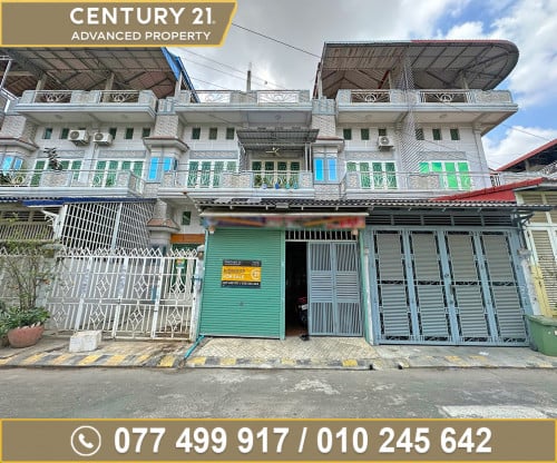 ផ្ទះល្វែង (E0E1) អាចបើកអាជីវកម្មបាន នៅក្នុងបុរី ឡាយគង់ចំការដូង ខណ្ឌដង្កោ ត្រូវការលក់បន្ទាន់ខ្លាំង