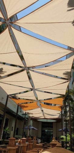 Sun shade sail: