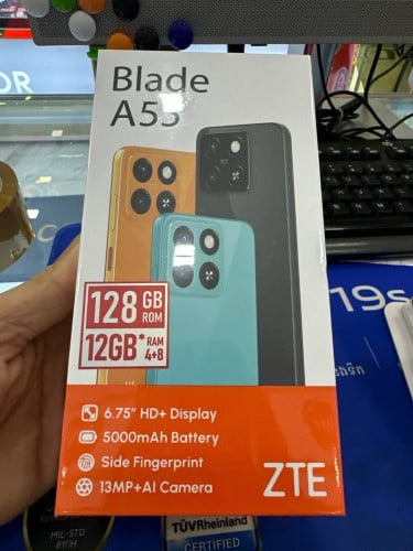 ZTE blade A55 128G brand new , warranty 1 year