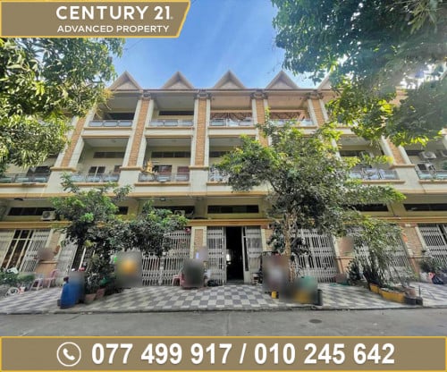 🏘ផ្ទះល្វែង ក្នុងបុរី ប៉េងហួតផ្លូវវេងស្រេង​ ត្រូវការលក់បន្ទាន់ខ្លាំង