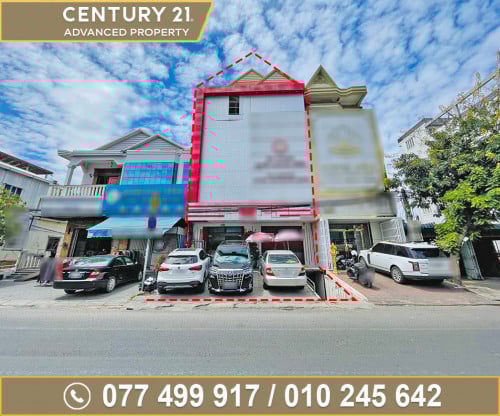 🏠 ផ្ទះអាជីវកម្ម 2ជាប់គ្នា សម្រាប់ជួល​​​ នៅលើផ្លូវ 271 បឹងទំពុន