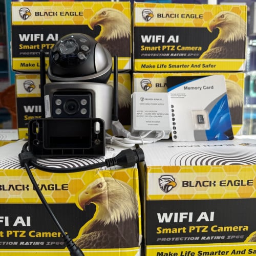 Black Eagle 🦅 Len2 Camera WiFi 6MP + Memory 64GB + Adapter