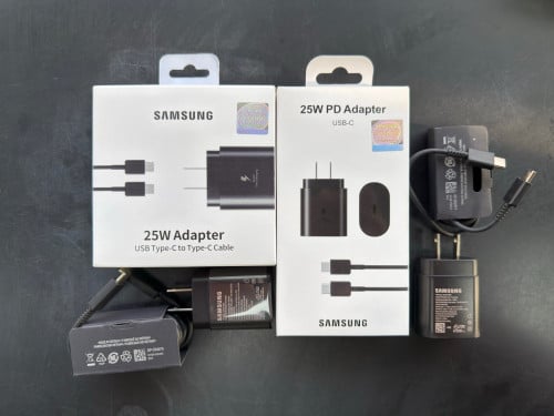 ឈុតសាក Samsung 25W ហ្ស៊ីនកម្មង់ សាកលឿន