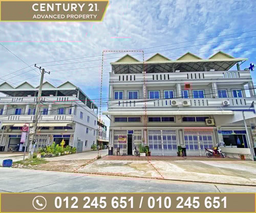 🏘 ផ្ទះល្វែង (កែង) នៅជិតផ្សារសន្តិភាព សង្កាត់ពងទឹក ត្រូវការលក់បន្ទាន់ខ្លាំង