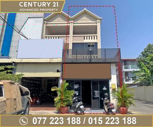 🏠 ផ្ទះអាជីវកម្ម កែង (SH) ក្នុងសំណង់ រតនៈ (គីឡូម៉ែត្រលេខ6) ត្រូវការលក់បន្ទាន់ខ្លាំង