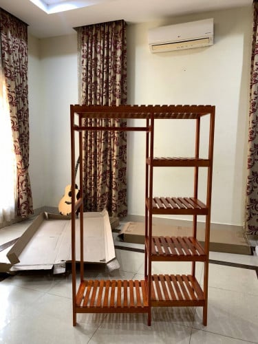 Clothes rack by rubber wood very beautiful ๐ป