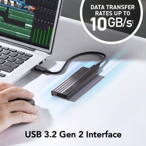 Lexar® E350 M.2 NVMe & SSD Enclosure