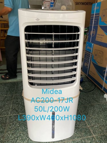 កង្ហារត្រជាក់ខ្យល់បែបធម្មជាតិ Midea Air Cooler ម៉ូឌែល AC200-17JR