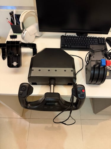 Logitech flight yoke system (negotiable)
