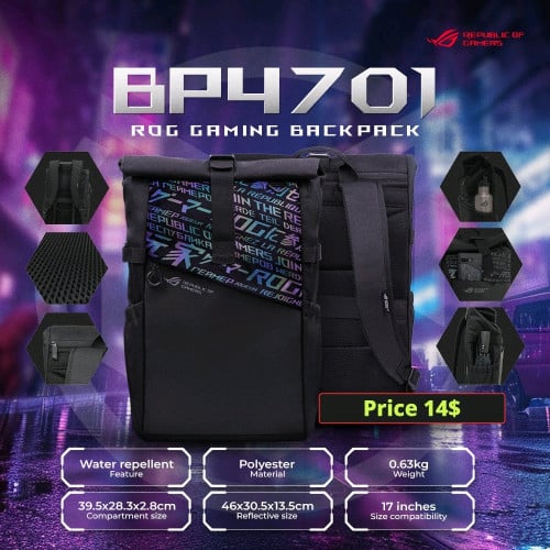 ROG Backpack Bp7401 14$