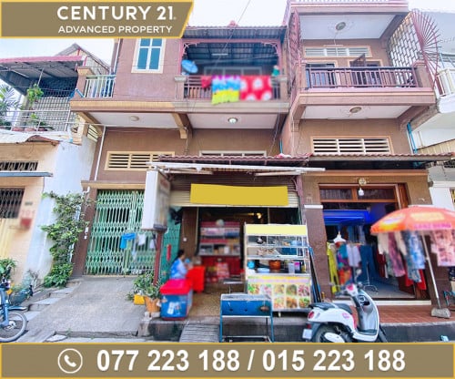 🏠 ផ្ទះល្វែង លើផ្លូវផ្សារសាមគ្គី ខណ្ឌឫស្សីកែវ ត្រូវការលក់បន្ទាន់ខ្លាំង