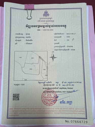 ក្រោមថ្ម លេីឈេី(ប្លង់រឹង)លក់បន្ទាន់