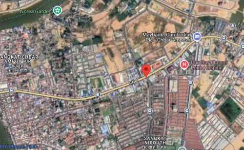 ដីសម្រាប់លក់លើផ្លូវជាតិលេខ 1 ទល់មុខ Borey Peng Huoth The Star Platinum​ ( តម្លៃពិសេស )