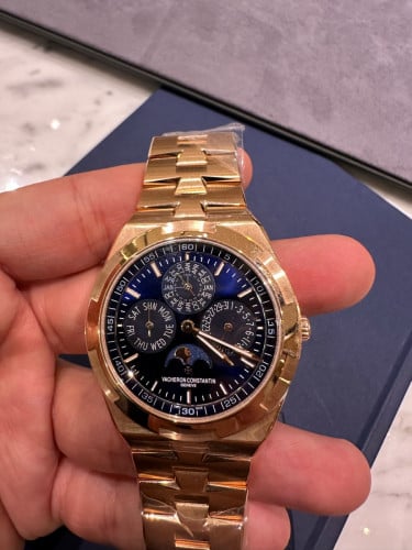 VC OVERSEASPERPETUAL CALENDAR ULTRA-THIN4300V/220R-B509 41.5 MM PINK GOLD